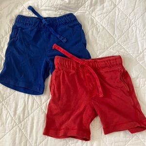 2 pack Gymboree shorts w drawstring and pockets